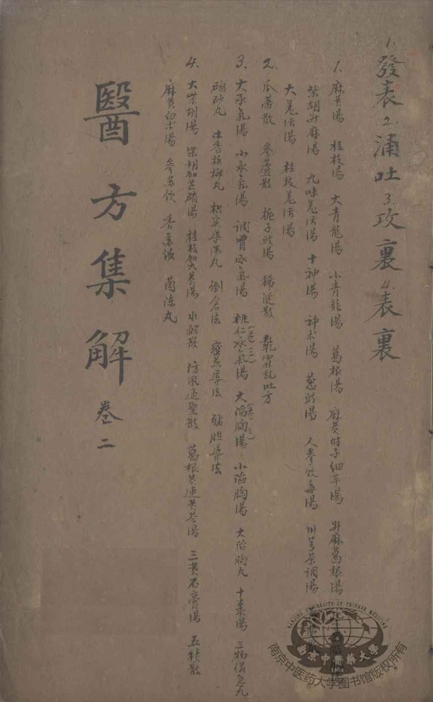 医方集解  卷2
